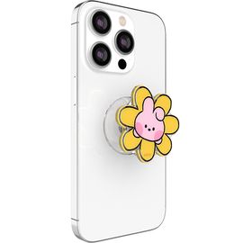 [S2B] BT21 Minini Happy Flower Epoxy Tok - Stand Tok Grip Holder iPhone Galaxy Case - Made in Korea